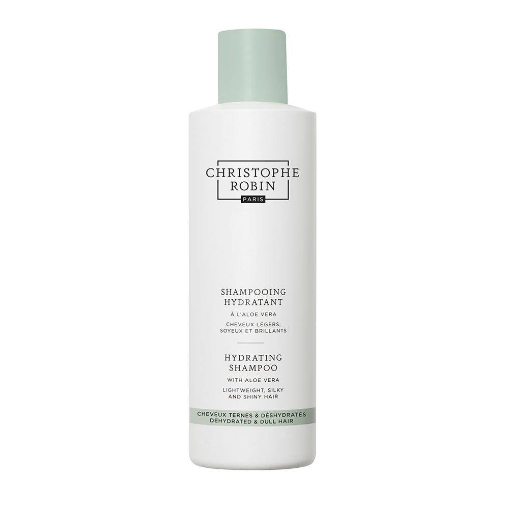 Christophe Robin Ritual Hidratante Champú hidratante con Aloe Vera Cabello ligero, sedoso y brillante 250 ml