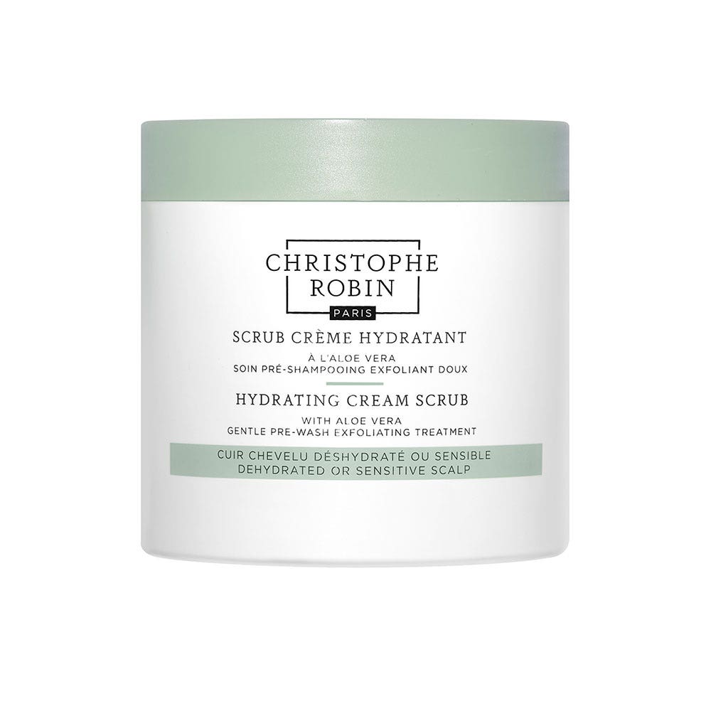 Christophe Robin Ritual Hidratante Crema hidratante exfoliante Cuero cabelludo deshidratado o sensible 250 ml