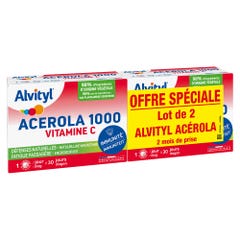 Alvityl Acerola 1000 Vitamina C 2x30 comprimidos