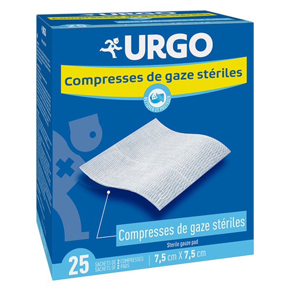 Urgo Compresas estériles 7,5cm x 7,5cm x25