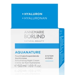 ANNEMARIE BÖRLIND Aquanature Hidratación facial de noche Piel deshidratada 50 ml