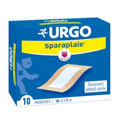 Urgo Sparaplaie 10cmx7cm x10