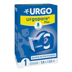 Urgo Esparadrapo microporoso no tejido Urgopore Plus dispensador 7,5mx2,5cm 1