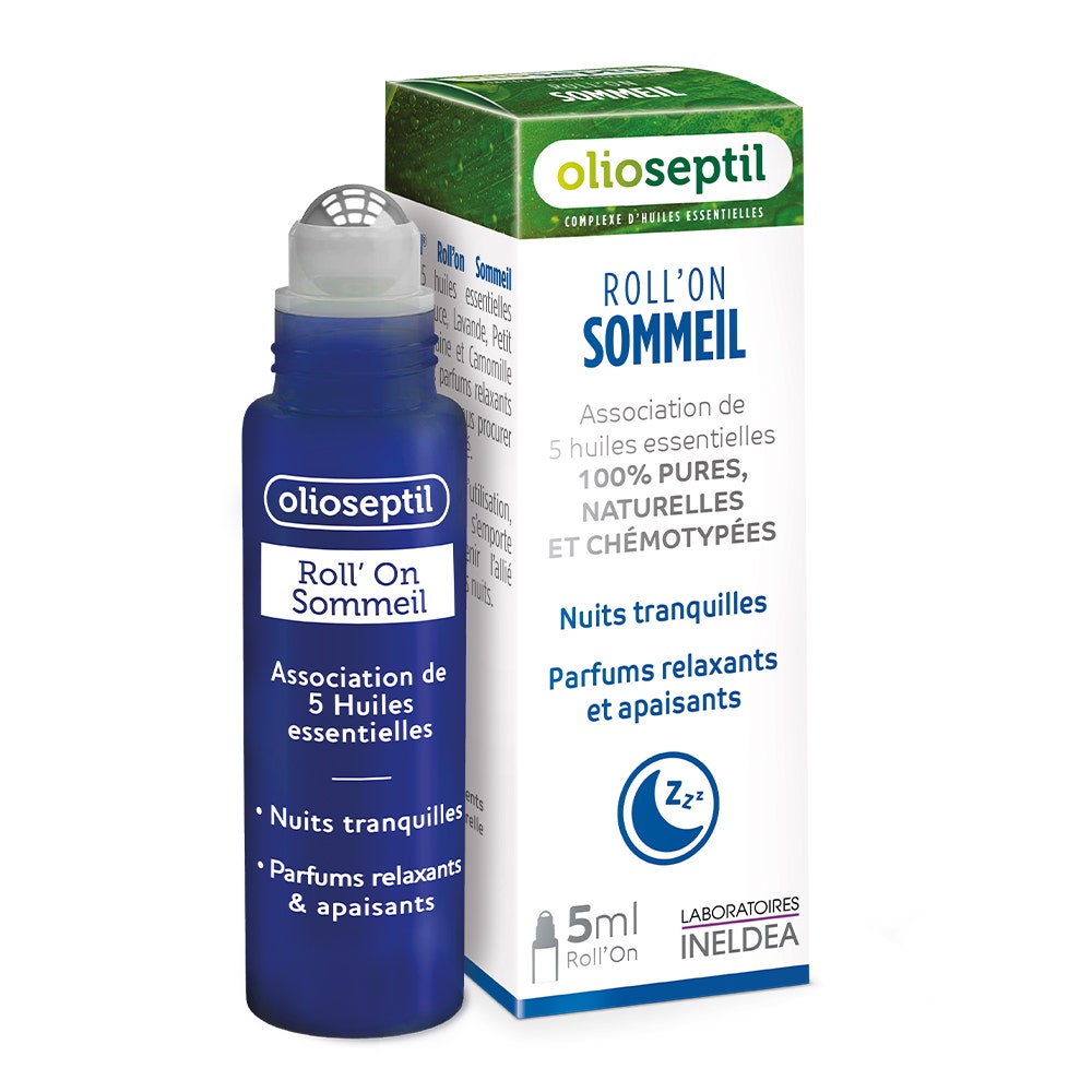 Olioseptil Roll-on sueño con 5 aceites esenciales 5 ml