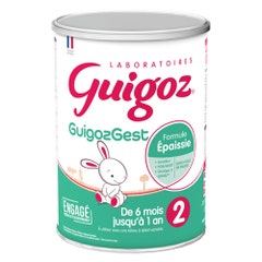 Guigoz Guigozgest 2 Leche en polvo 6 a 12 meses 6 a 12 meses Fórmula espesada 780g