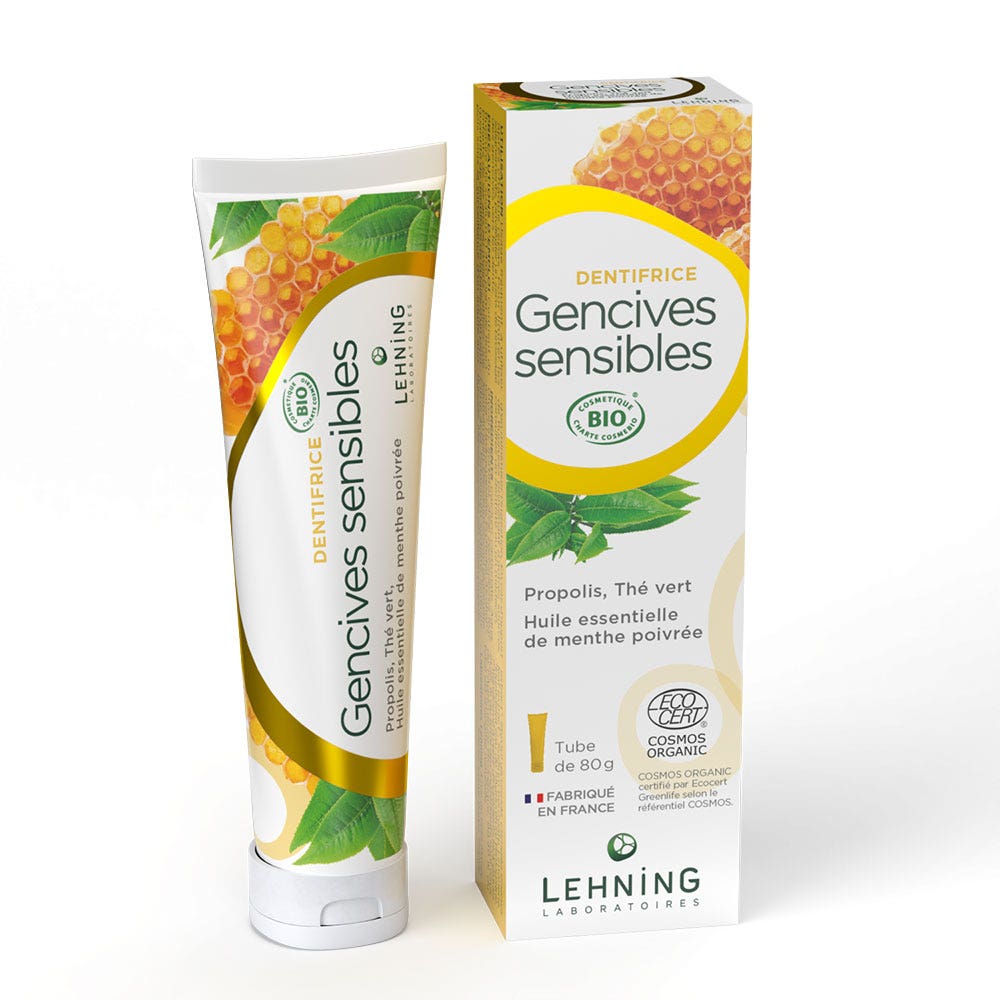 Lehning Pasta dentífrica ecológica para encías sensibles 80g