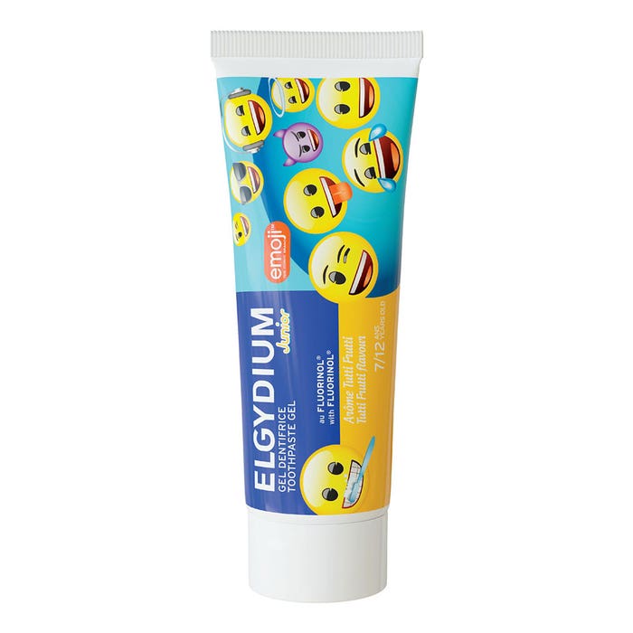 Elgydium Junior Fluorinol Dentífrico Emoji Tutti Frutti 7-12 Años 50 ml