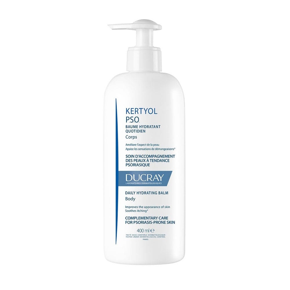 Ducray Kertyol P.S.O Bálsamo hidratación corporal diaria pieles con psoriasis 400ml