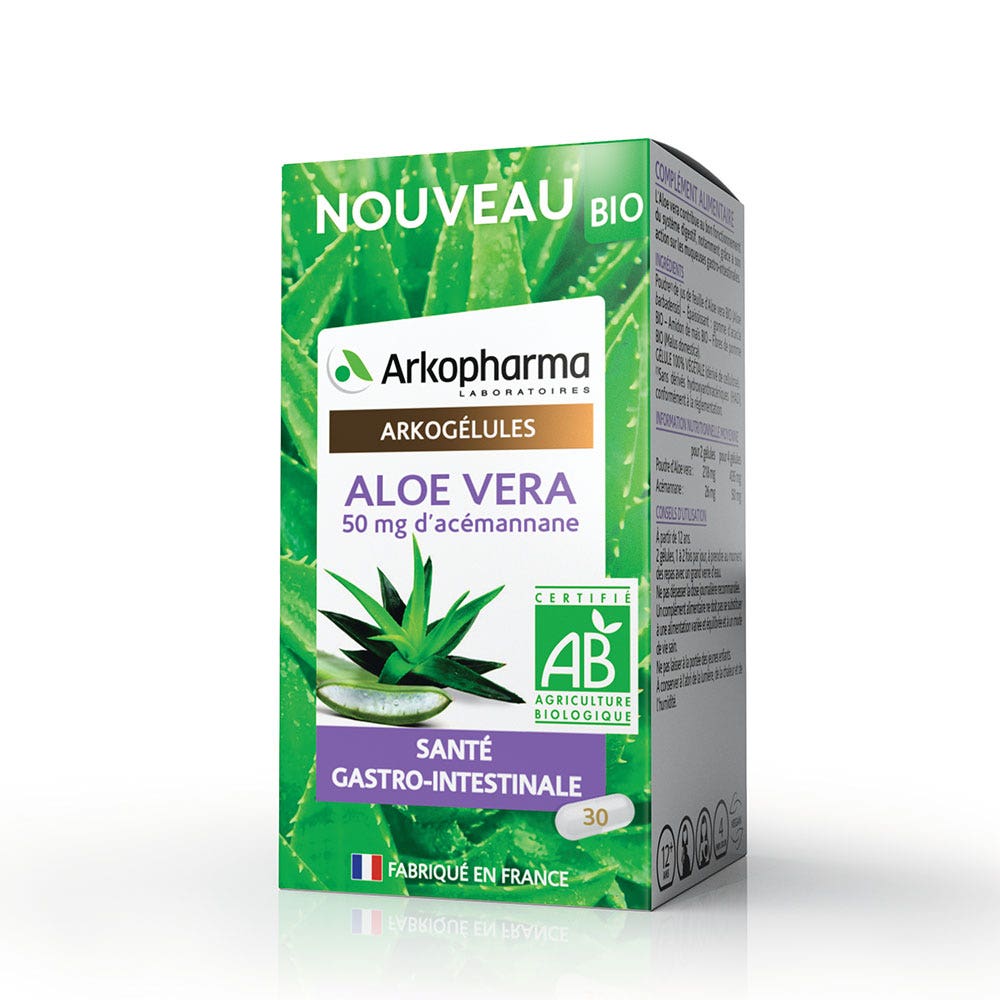 Arkopharma Arkocápsulas Aloe vera 30 cápsulas