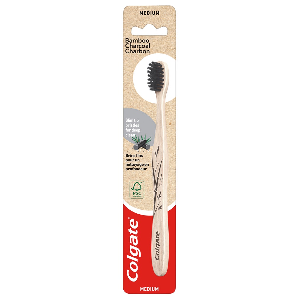 Colgate Smile For Good Cepillo de dientes de bambú Medium Easypara