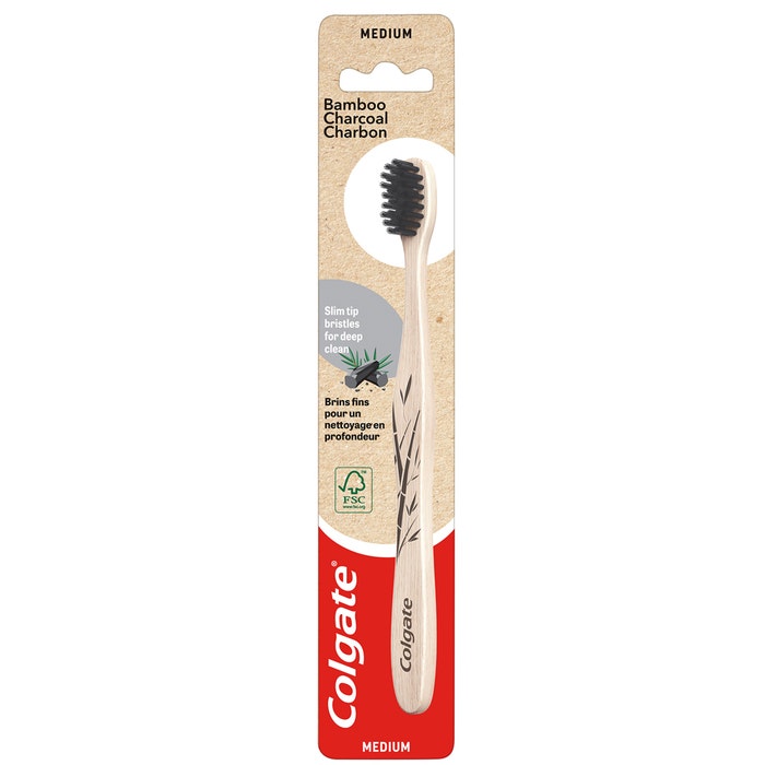 Colgate Smile For Good Cepillo de dientes de bambú Medium Easypara