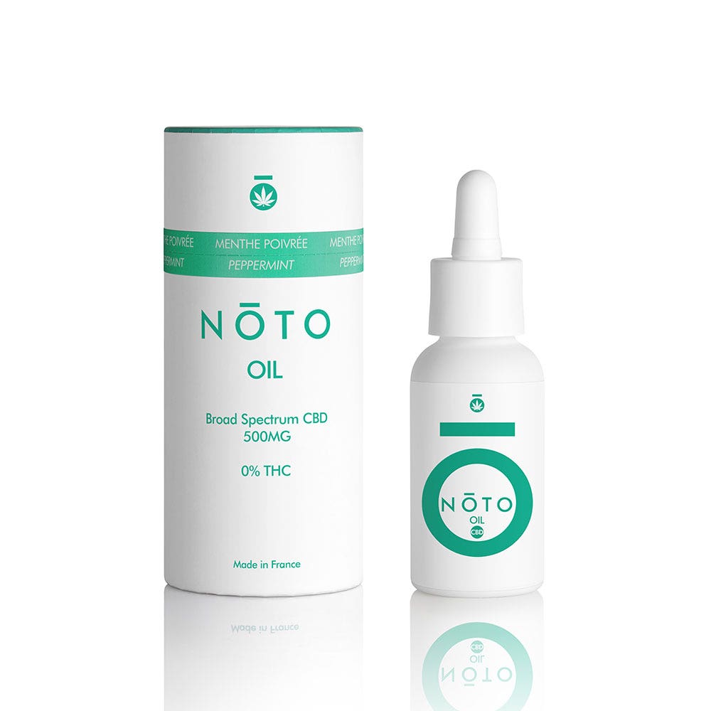 Noto Huile de CBD Broad Spectrum 500mg Menta piperita 10ml