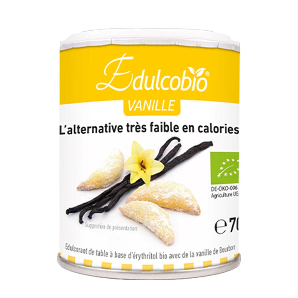 Edulcobio Edulcorante natural ecológico en polvo Vainilla 70g