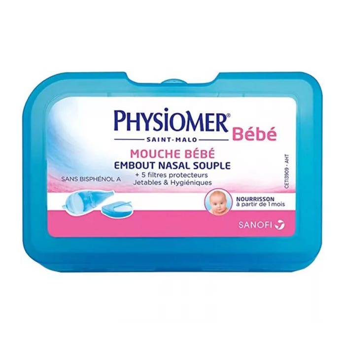 Physiomer Spray nasal para bebés + 5 filtros protectores