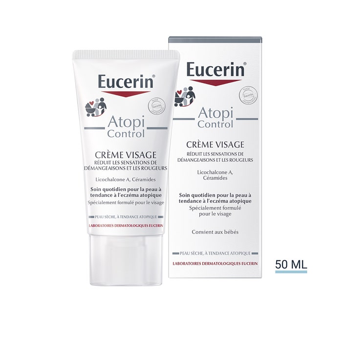 Crema Facial Calmante 50ml Atopicontrol Eucerin