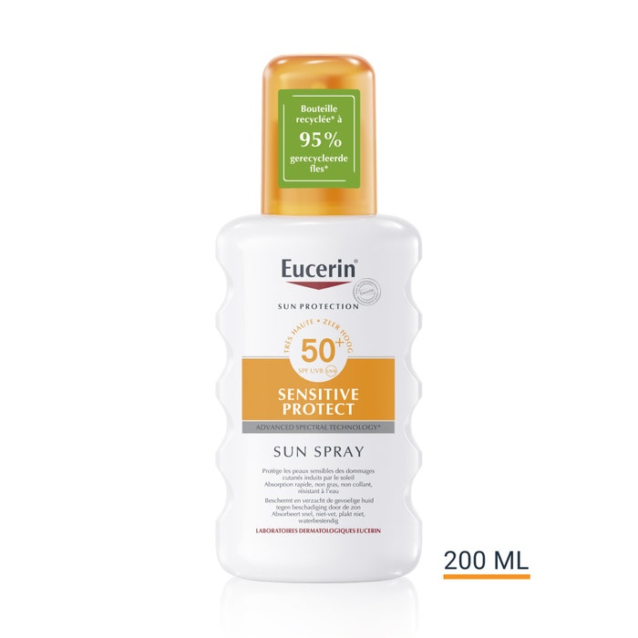 Eucerin Sun Sensitive Protect Spray Spf50+ 200ml Sun Protection Eucerin
