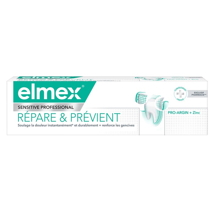 Sensitive profesional dentífrico repara y previene 75ml Elmex
