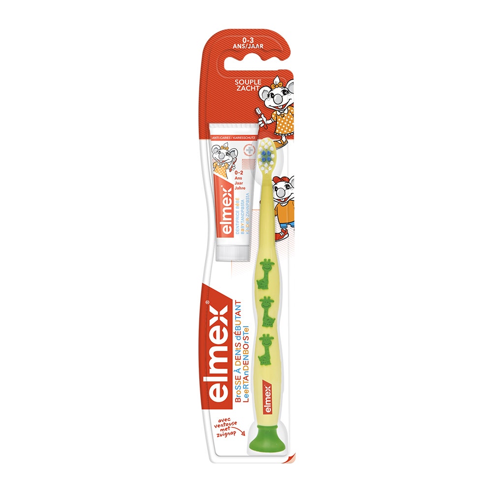Elmex Principiante Cepillo De Dientes Ultrasuave 0-3 Anos