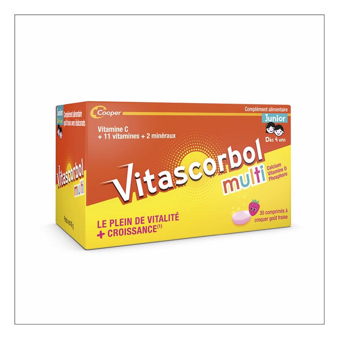 Vitascorbol Multi Junior 30 comprimidos