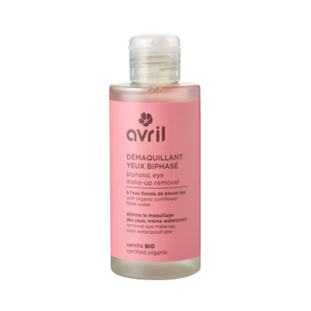 Avril Desmaquillante de Ojos Bifásico Agua Floral de Aciano BIO 150 ml