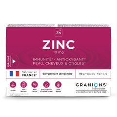 Granions Zinc 10 mg Piel