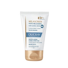 Ducray Melascreen Fotoenvejecimiento tratamiento global manos manchas oscuras SPF50+ 50ml