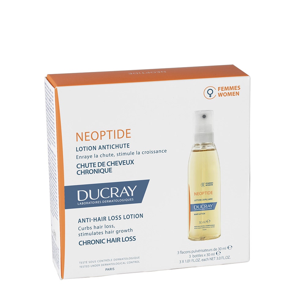 Ducray Loción caída crónica del cabello mujer 3x30ml