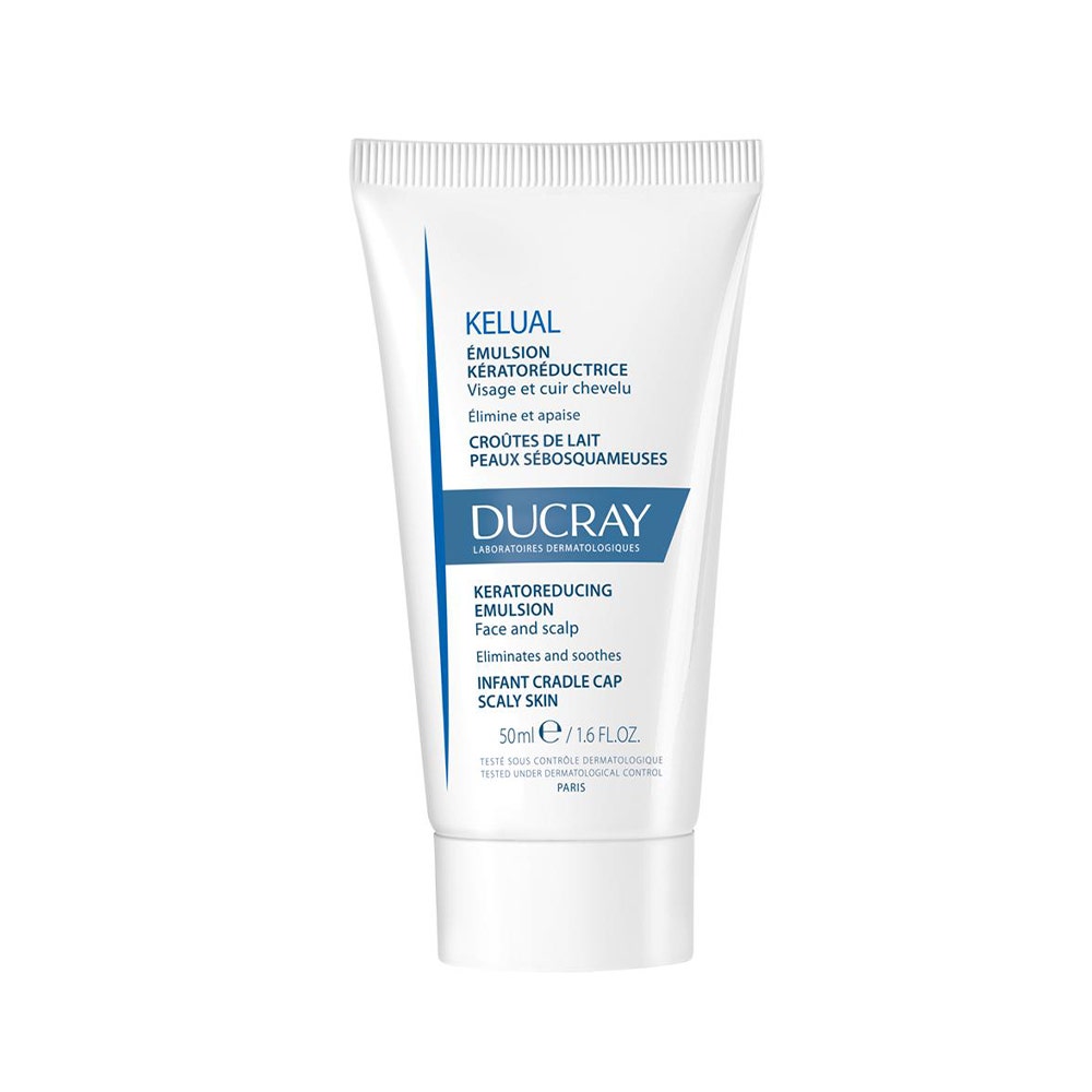 Ducray Kelual Emulsión contra láctea escamas grasas rostro y cuerpo cabelludo 50ml