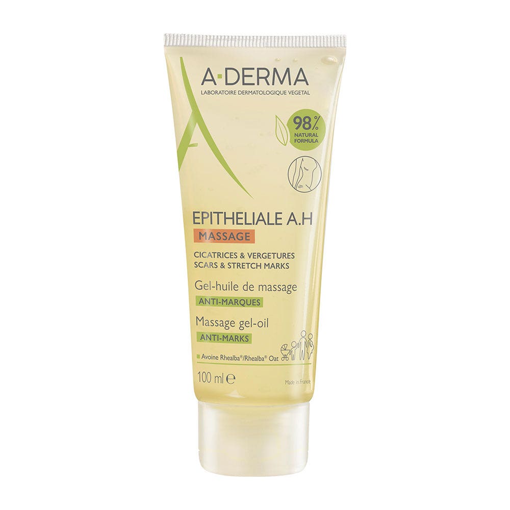 A-Derma Epitheliale A.H Dúo gel aceite masaje antimarcas 100ml