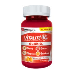 Forté Pharma Vitalité 4G Energizante natural aA partir de 12 años 60 gominolas
