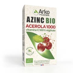 Arkopharma Azinc Arkovital Acerola 1000 Vitamina C Bio 30 Comprimes