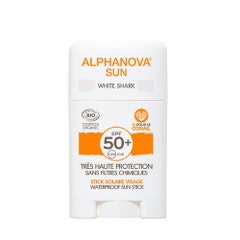 Alphanova Stick Solar Blanco Bio SPF50+ Sun Rostro 12g