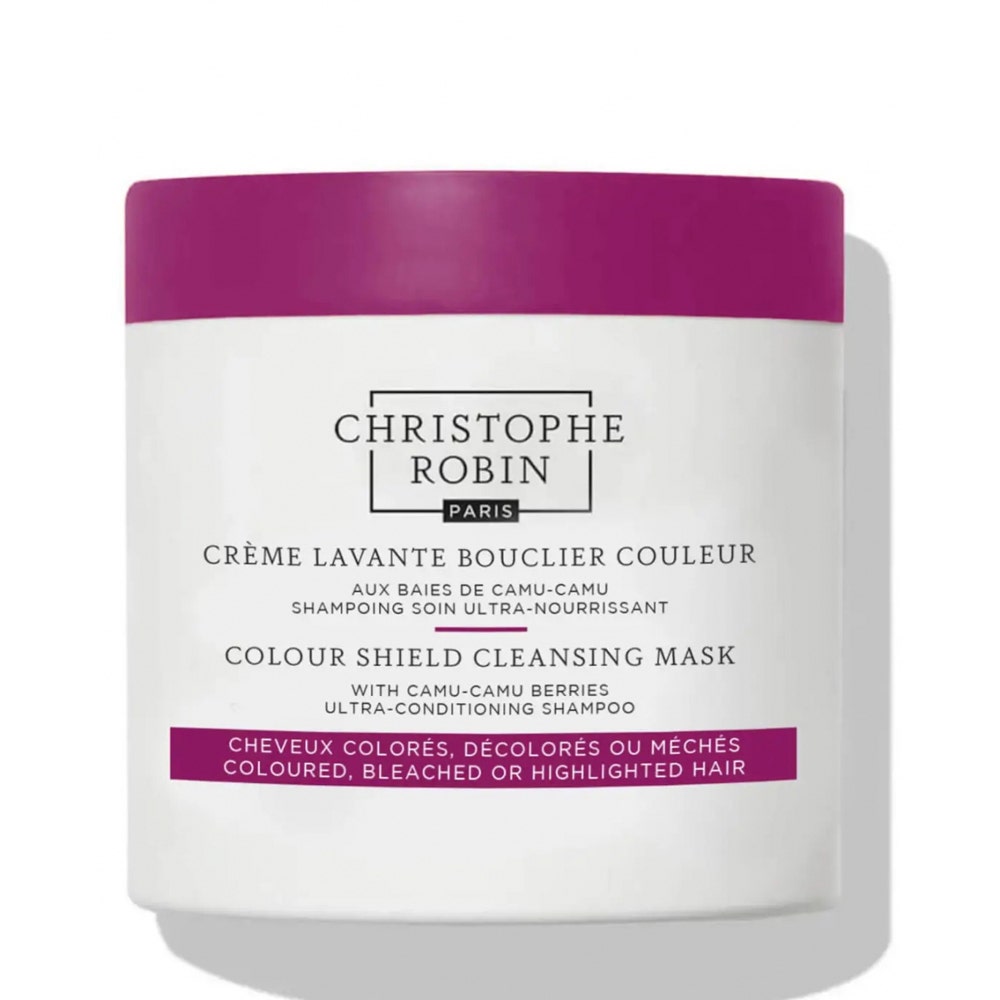 Christophe Robin Ritual Escudo Color Crema limpiadora de bayas de camu-camu cabellos teñido, decolorado o con mecha 250 ml