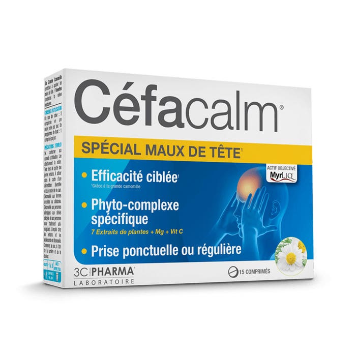 Cefacalm 15 Comprimidos 3C Pharma