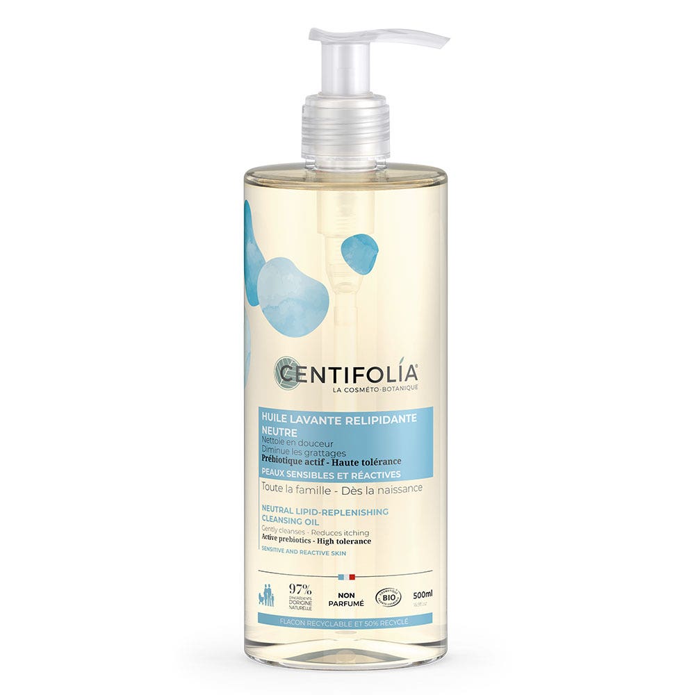 Centifolia Neutre Aceite limpiador regenerador de lípidos Bio 500 ml