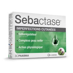 3C Pharma Sebactase imperfecciones cutáneas 30 comprimidos