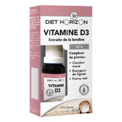 Diet Horizon Vitamina D3 170 Dosis