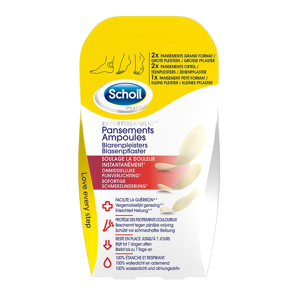 Scholl Vendas Ampollas Diferentes Tamaños Para talones y dedos x5