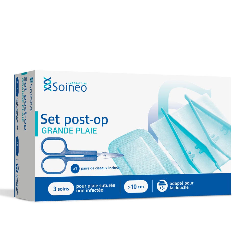 Soineo Kit postoperatorio para heridas grandes x 3