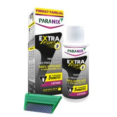 Paranix Loción Extra Fuerte Antipiojos y Liendres 200 ml + peine metálico incluido