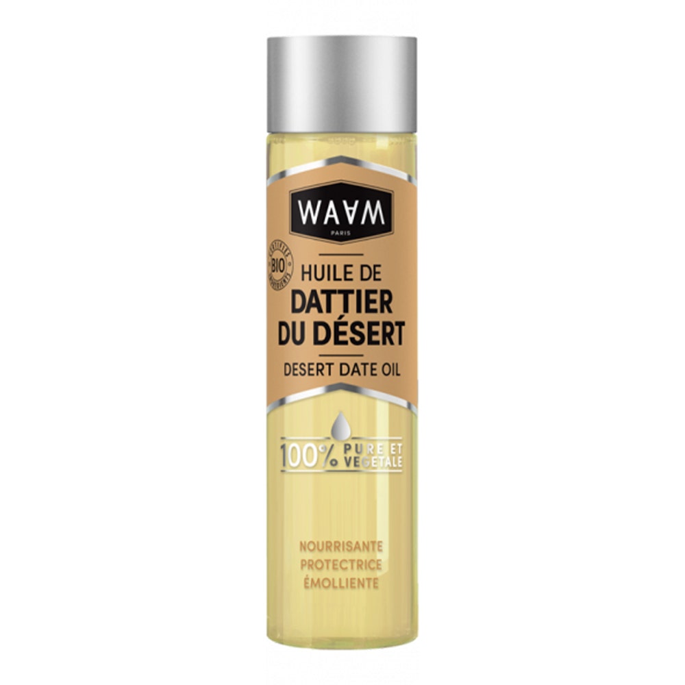 Waam Aceite vegetal Huile Végétale de Dattier du Désert Bio 100ml