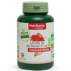 Nat&Form Arroz rojo ecológico y levadura de ajo Colesterol 200 cápsulas