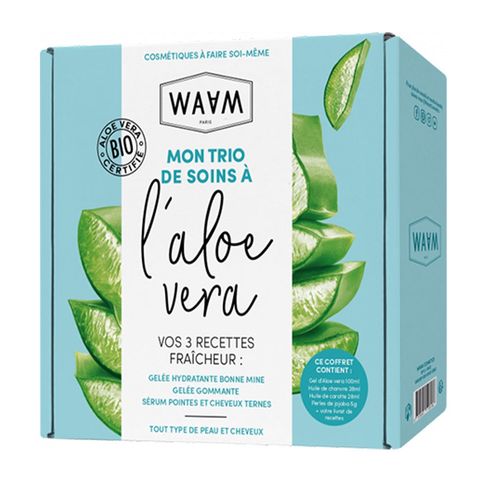 Waam Mi Trío de Cuidado de Aloe Vera Ecológico
