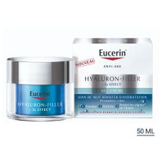 Eucerin Hyaluron-Filler + 3x Effect Tratamiento de Noche Hidratación Boost 50 ml