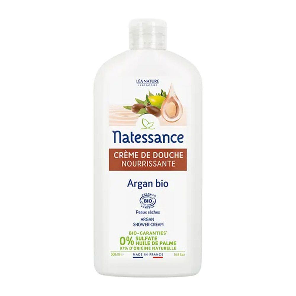 Natessance Argan Crema de ducha flor de naranjo bio 500ml