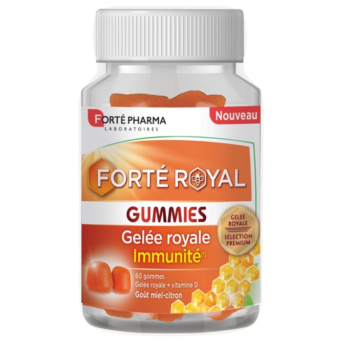 Forté Pharma Forté Royal Jalea real inmunidad sabor limón-miel 60 gummies
