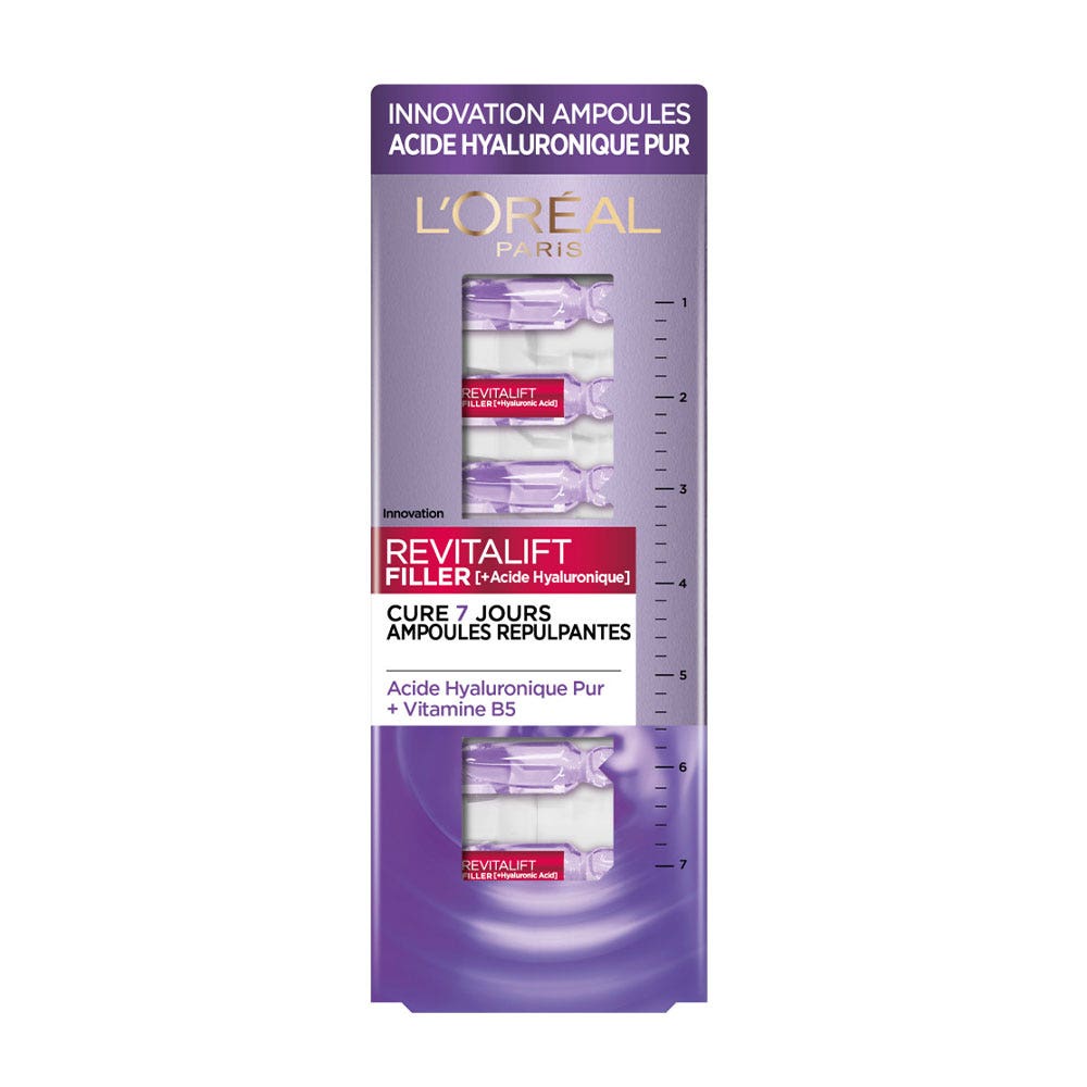 L'Oréal Paris Revitalift Filler Ampolla reafirmante 7 días 7x1,3ML
