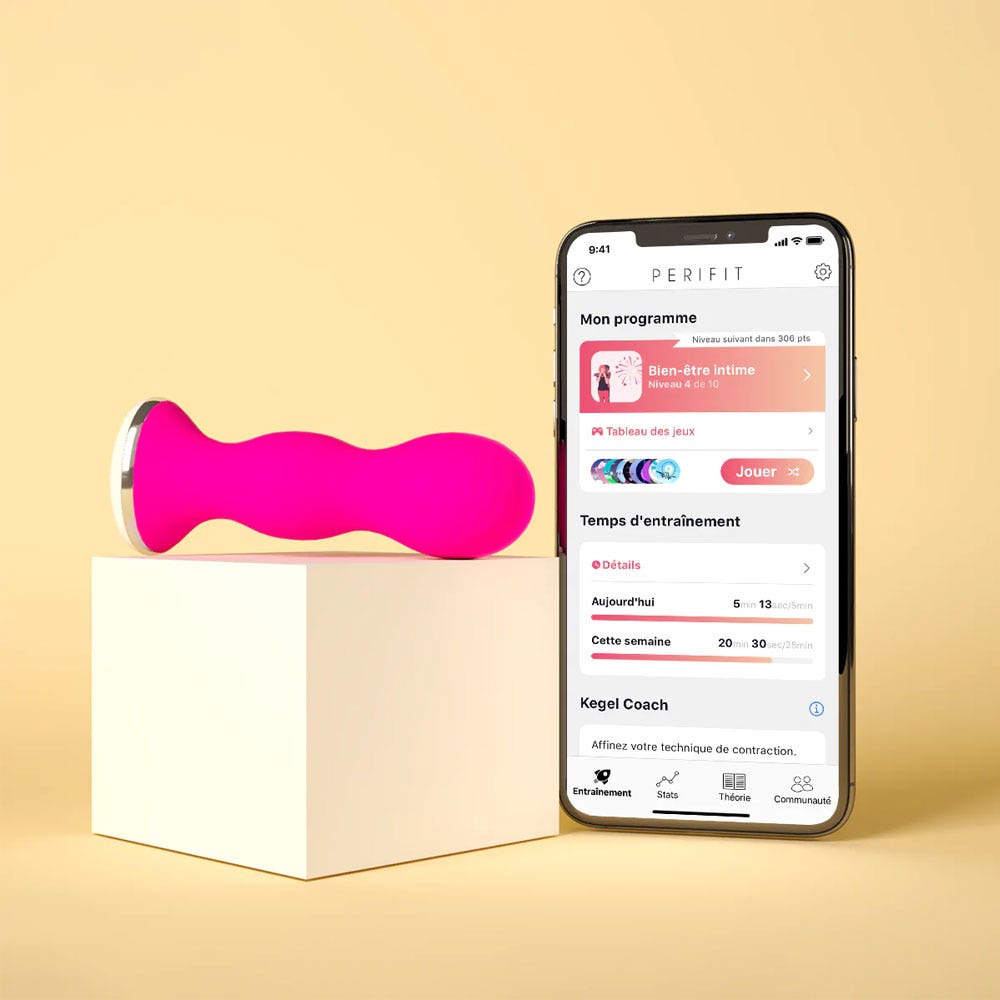 Perifit Sonda de refuerzo perineal Dispositivo médico intravaginal Rosa x1