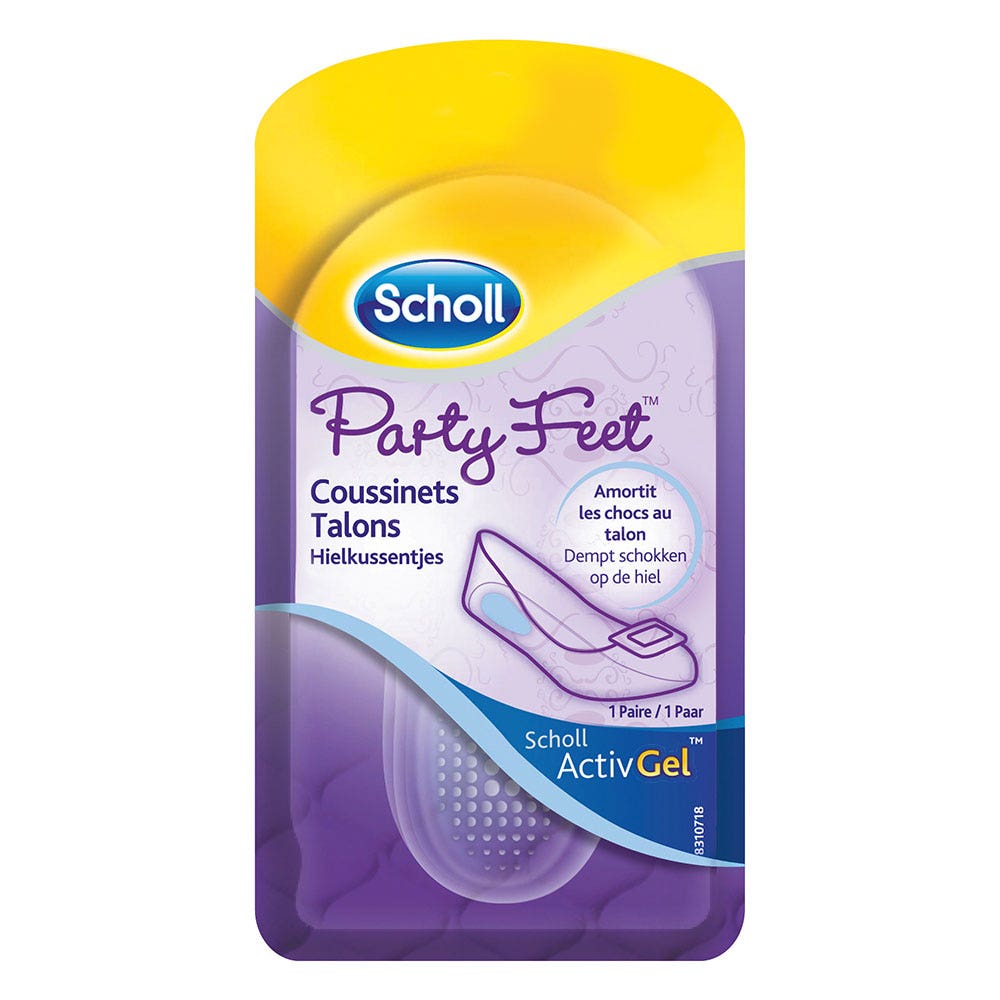 Scholl Party Feet Activgel Almohadillas para talones 1 par