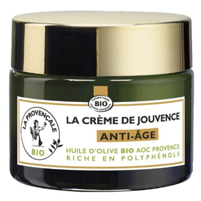 Crema antiedad ecológica 50 ml Jouvence Pieles maduras La Provençale